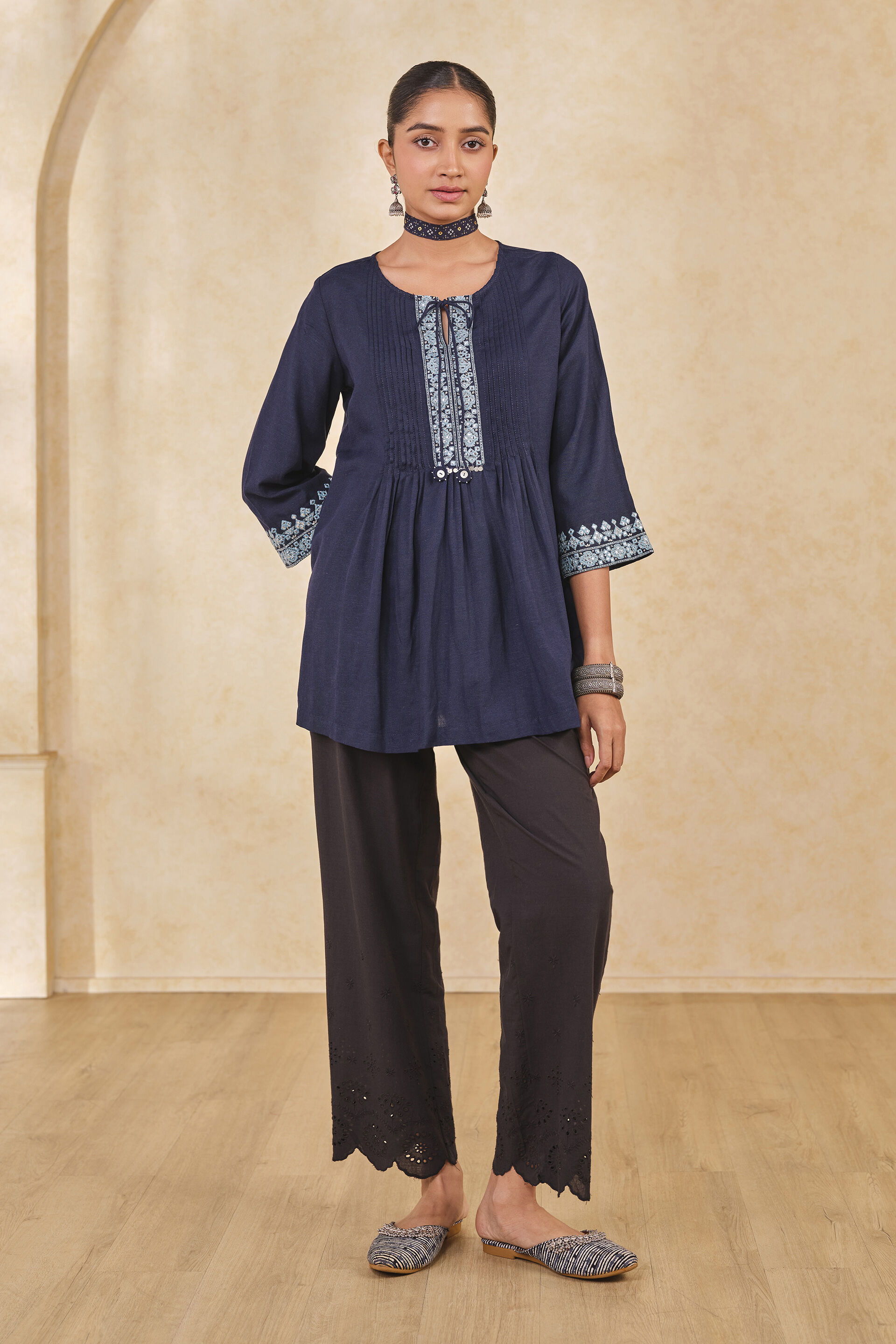 Shahi Neela Top, Blue, image 3